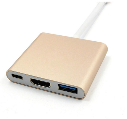 4대 모니터를 위한 타입-C 3in1 노트북 도킹 스테이션 디스플레이포트 Usb 확대