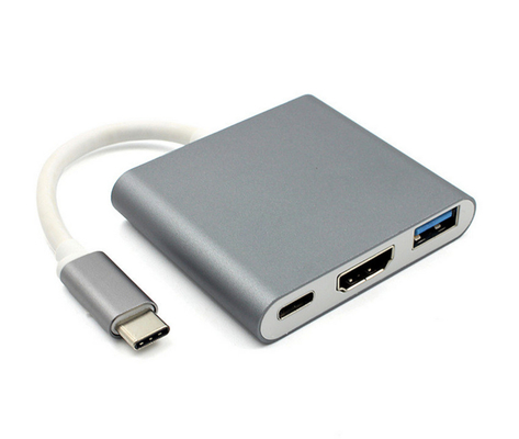 4대 모니터를 위한 타입-C 3in1 노트북 도킹 스테이션 디스플레이포트 Usb 확대