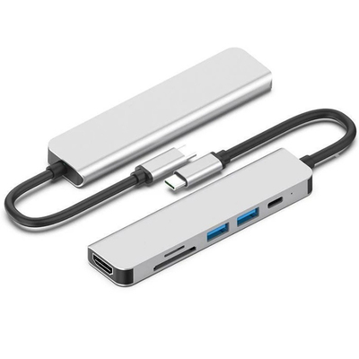 하드미와 노트북을 위한 5in1 도킹 스테이션 디스플레이포트 USB 허브